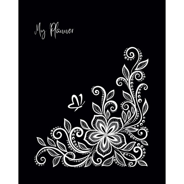 Undated Monthly, Weekly & Daily Planner: 8" x 10" Customizable
