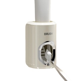 Toothpaste Dispenser - Toothpaste Pump Dispenser - Auto Smart Organizer Rack Wall Mounted Gadgets for Home RV Family