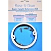 Drain Height Extension Kit, 3-3/8" Center-to-Center Screw Holes, 4" Diameter