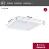 Paulmann 94663 LED Outdoor Light Panel Lamina with Motion Sensor
