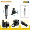 Set of 4 Ignition Coils & Spark Plugs for 2006-2011