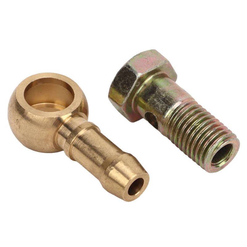 2 Set M12x1.25mm to 3/8in Turbo Water Banjo Bolt Good