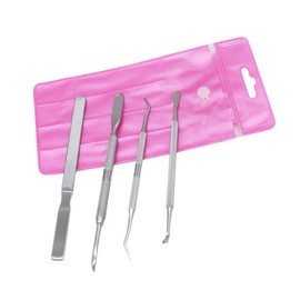 Minkissy 4-piece Nail File Set Cuticle Nail Buffing Block Care Kit Diy Manicure Tools