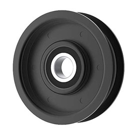 Phoenix Mfg. Flat Idler Pulley, 3.06'' Flat Diameter, 17mm Bore, Steel