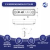 Web Truck Slim Marker Light, Marker Light, Dark Graphite, Economy