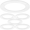 Gloss White Goof Trim Ring for Recessed Can Lighting Down