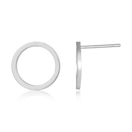 Gold Stud Earrings for Women Geometric Minimalist Earrings Simple Stud Earrings for Girls Circle Bar Earrings Dainty Jewelry Gifts for Women Girls