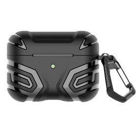 KANOYO For AirPods 4th Generation Case (2024), TPU Protective Case, Toughness Design, Break-Away Protective Cover, Lightweight, Shockproof, Anti-Loss, Includes Carabiner (Compatible with AirPods 4,