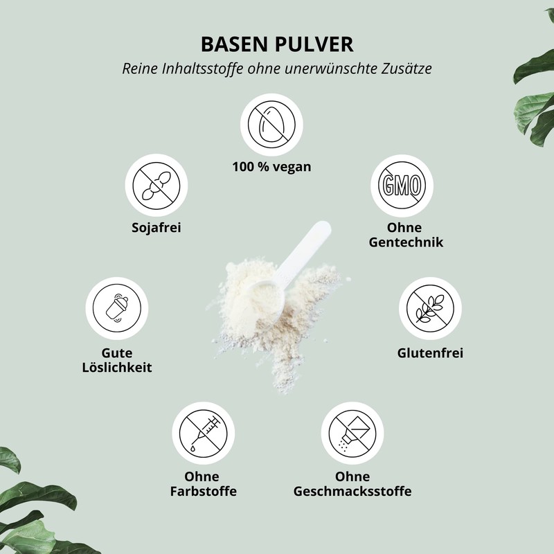 Citrate-based oral base powder - vegan high dose lactose free