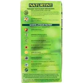 Naturtint Permanent Hair Color 3N Dark Chestnut Brown (Pack of 1), Ammonia Free, Vegan, Cruelty Free, up to 100% Gray Coverage, Long Lasting Results