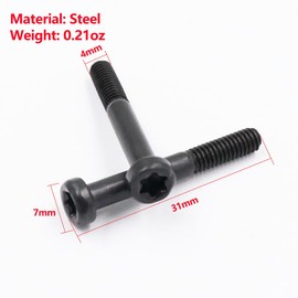 4-Piece UN Mount Screws for Optics Riser & Micro Mount Steel (M4 Screws)