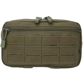 FUPUTWO Belt Pouch, Military, Small, Tactical, Survival Games, Molle System (Khaki)