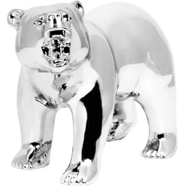GG Grand General 48186 Chrome Growling Bear Hood Ornament