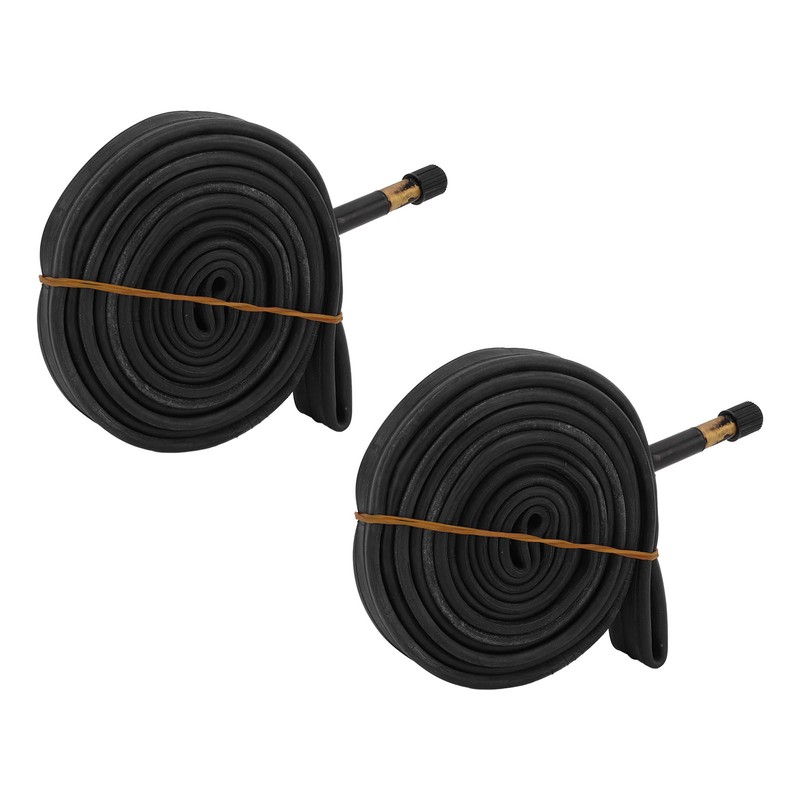 2 Pack 700x23C Bike Inner Tube 48mm Schrader Valve Butyl