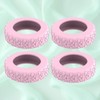 Protective Luggage Wheels for Noise Reduction & Damage Prevention Protector 5ea