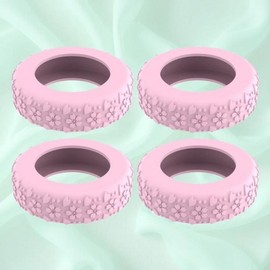 Protective Luggage Wheels for Noise Reduction & Damage Prevention Protector 5ea