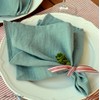 Set of 4 Linen & Cotton Stonewashed Napkins ANTEA, 100%