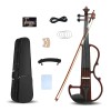 Yinfente 4/4 Silent Electric Violin for Beginner Kit with Case