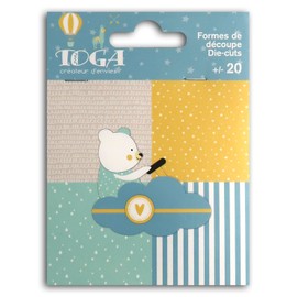 Toga naissance-leonard Josephine & Shapes Cut dies-cuts, Paper, multicoloured, 5 x 4.5 x 0.1 cm