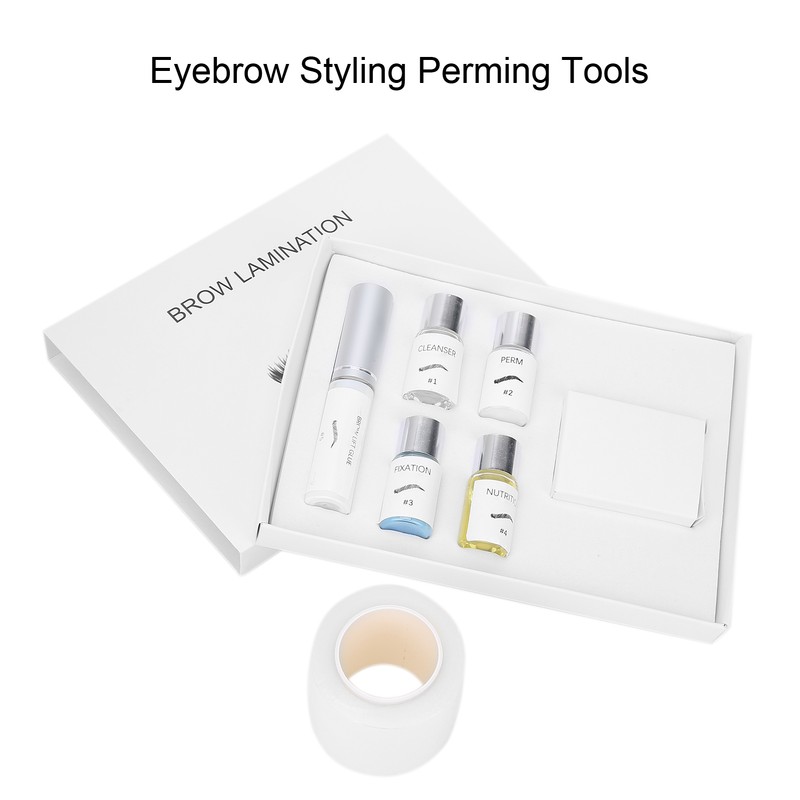 Professional DIY Eyebrows Styling Kit Mild Eyebrow Perming Tool Set