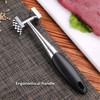 Meat Tenderizer Hammer,Double-Sided Heavyweight Mallet Kitchen Tool with Sturdy Grip