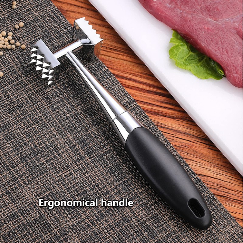 Meat Tenderizer Hammer,Double-Sided Heavyweight Mallet Kitchen Tool with Sturdy Grip