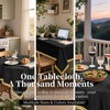 Teruntrue 2 Pack Black Tablecloths 153x260cm Polyester Rectangle Table Cloth