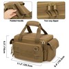 Rexmica Small Tool Bag for Men, Tool Storage Organiser with