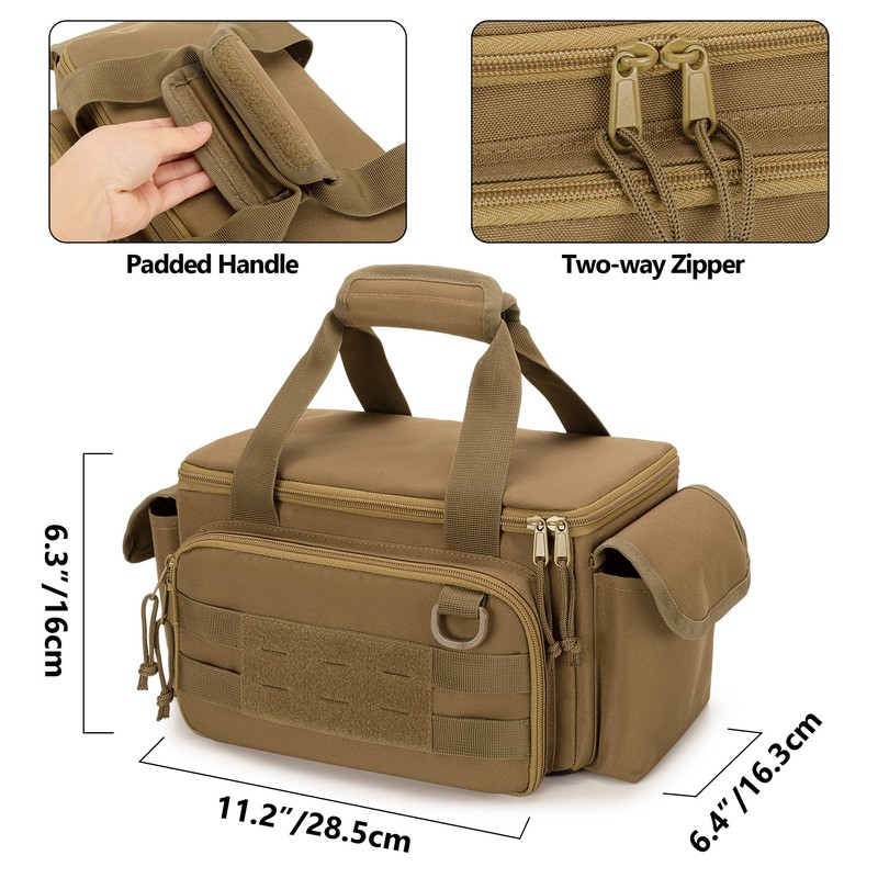 Rexmica Small Tool Bag for Men, Tool Storage Organiser with