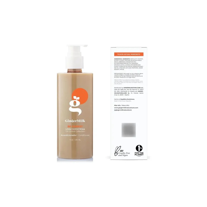 Ginger Milk Be Honest Acondicionador Para Todo Tipo De Cabel