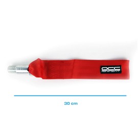 OCC MOTORSPORT RED TOW STRAP WITH SCREW