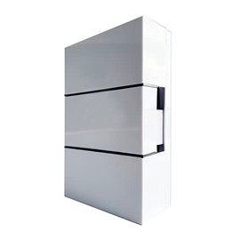 Heidemann Two-tone bell Ibis 8 V (receiver, volume 82 dB, pure white, doorbell, chime) 70169