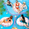 ShinyRelief 1 Pcs Pink Bow Pool Float Inflatable Pool Float