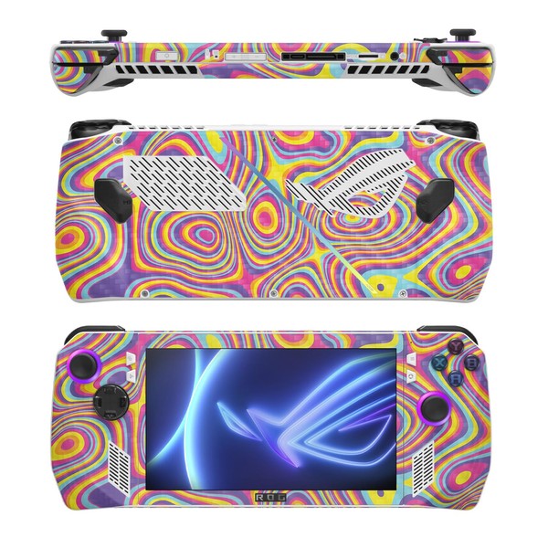 MightySkins Carbon Fiber Skin Compatible with Asus ROG Ally -