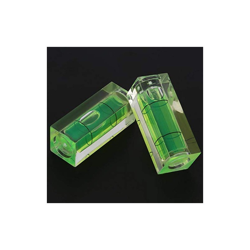 5 piezas mini nivel de burbuja pequeño 15x15x40mm de calidad