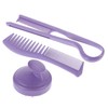 Outanaya 1 Set Wide Tooth Comb and Scalp Massager with