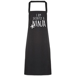 Hippowarehouse I am secretly a ninja Apron kitchen cooking painting DIY onesize adult