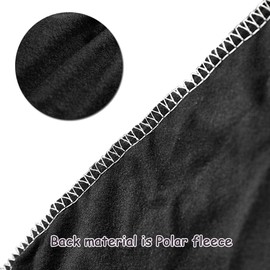 Bestenrose Chair Covers 2/1 PU Leather Chair Cover Waterproof Stretch Dining Room Chair Cover Stretch Chair Cover Universal Chair Covers Home Office Restaurant (Pack of 2, Black)