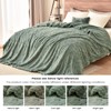 PHF Fluffy Sherpa Fleece Blanket King Size for Winter, Warm