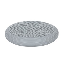 Wiggle Cushion Inflated Flexible Thick Portable Core Strength Balance Disc for Kids Adults Grey