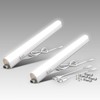B.K.Licht - Set of 2 LED Strip with On/Off Switch,