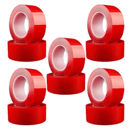 CarsPlay Electrical Tape Waterproof Strong Adhesive Tape High Low Temperature Home Outdoor Red 0.7 inch x 66 FT Multipurpose Insulating Wire Wrapping for Automotive Equipment Repair 10 Pack