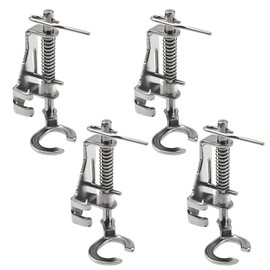 4PCS Metal Open Toe Free Motion Quilting Darning Embroidery Presser Foot for Simplicity Domestic Sewing Machines