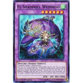 Yu-Gi-Oh! - El Shaddoll Wendigo (SECE-EN047) - Secrets of Eternity - 1st Edition - Super Rare