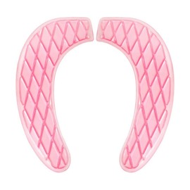 Gel Toilet Seat Cushion - Portable and Washable - Universal padded toilet seat for Standard U Shape Toilet Seats -Adhesive Toilet Seat Cushion for Women Seniors(Pink)