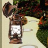 DYRABREST Lantern Wall Mounted Light Vintage Retro Metal Garden Outdoor