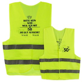 Seutgjie 50th Birthday Man Woman Funny Gifts Decorative Vest Width 40 cm Top and 58 cm Bottom, Length 67 cm, 50