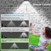 Aqonsie 56LED Remote Solar Flood Light, Outside Security Motion Sensor
