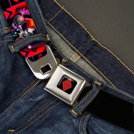 Buckle-Down Seatbelt Belt Harley Quinn XL