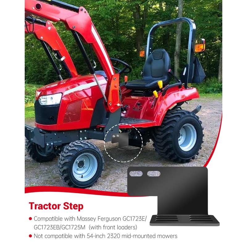 Tractor Step Compatible with Massey Ferguson GC 17xx Sub Compact